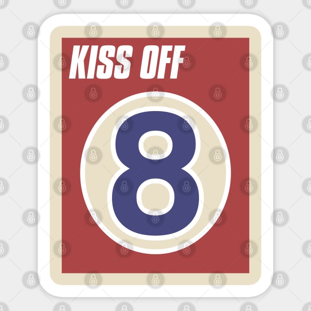 KISS OFF VIOLENT FEMMES Sticker by KIMIDIGI